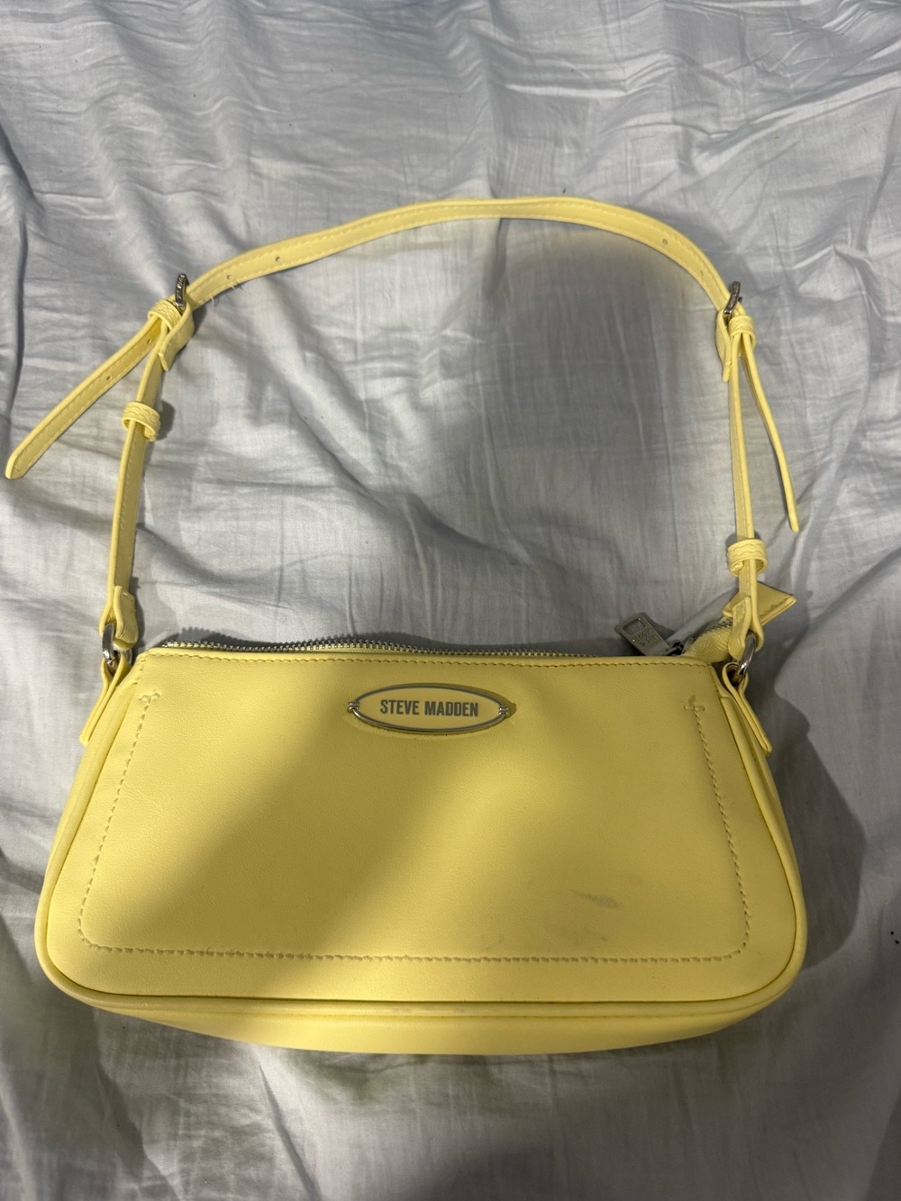 Steve Madden Pale Yellow Shoulder Bag